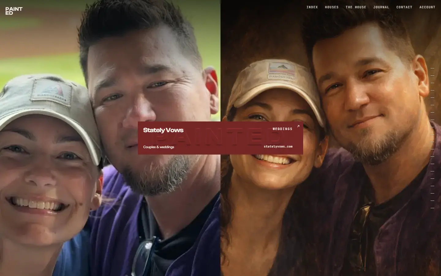 Painted Family's first screen at 1440 wide, captured October 15, 2026.