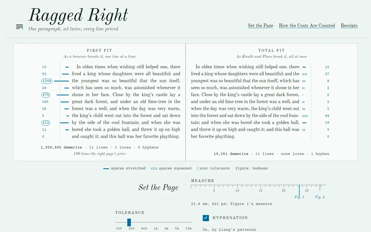 Ragged Right's first screen at 1440 wide, captured October 15, 2026.